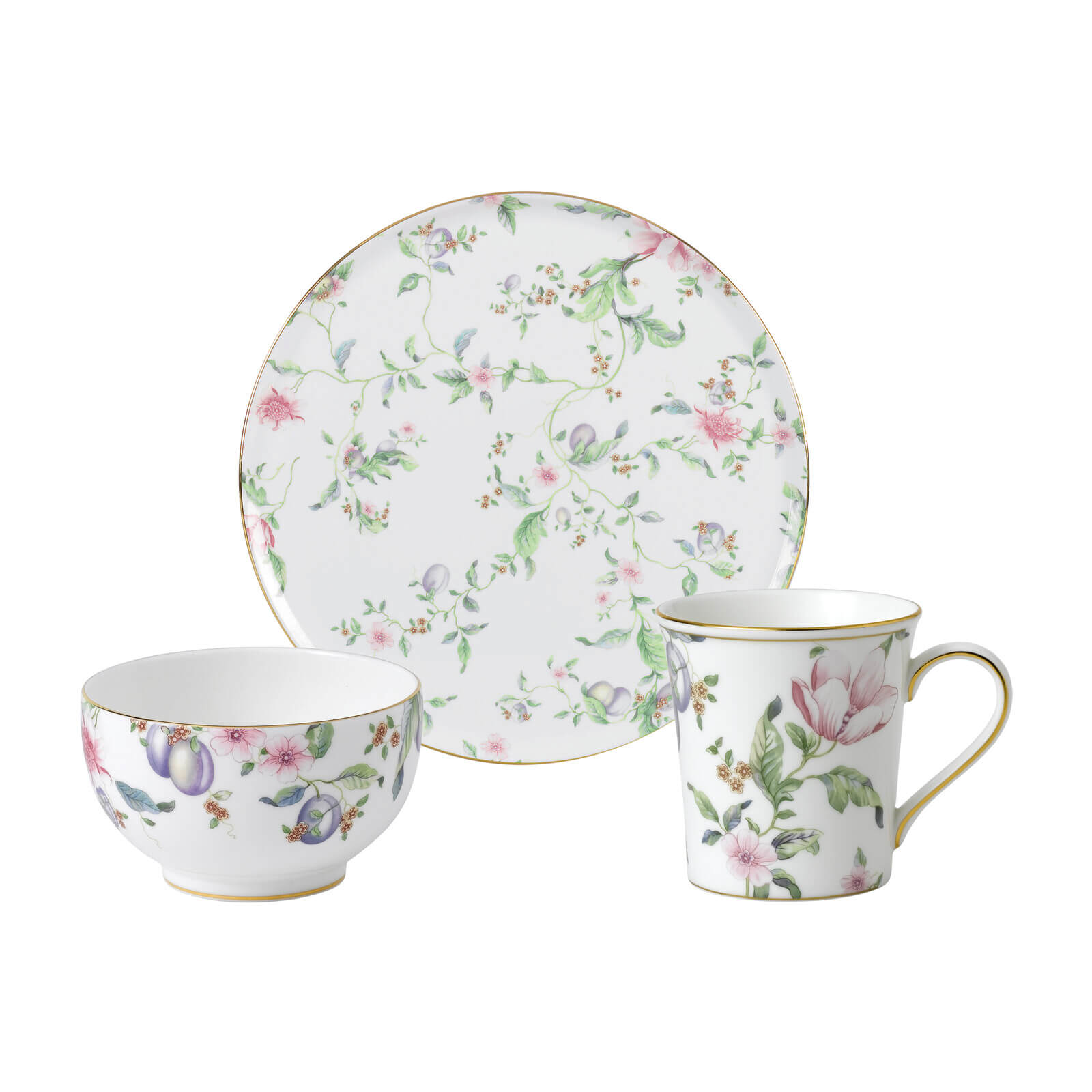 La-mar SWEET PLUM プレート4枚セット La-mar SWEET PLUM プレート4枚セット La-mar様専用WEDGWOOD