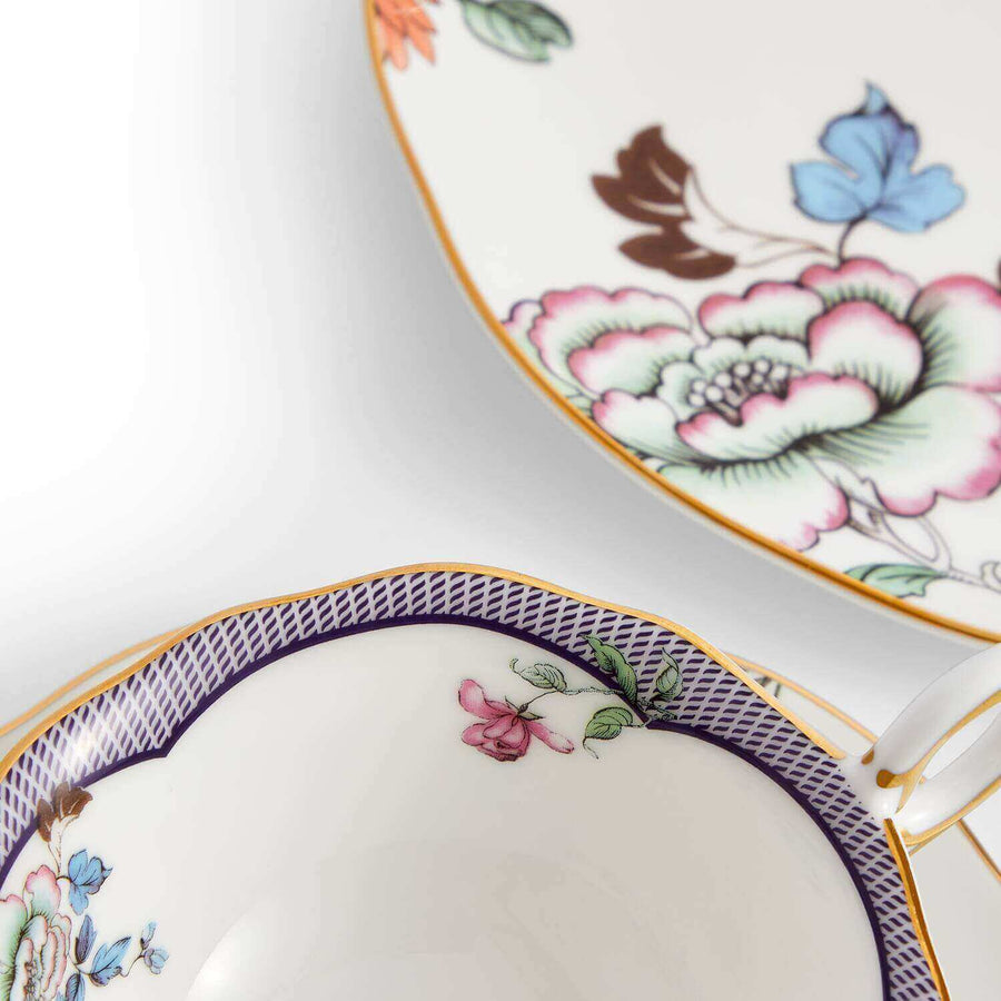 Fortune Teacup, Saucer and Plate