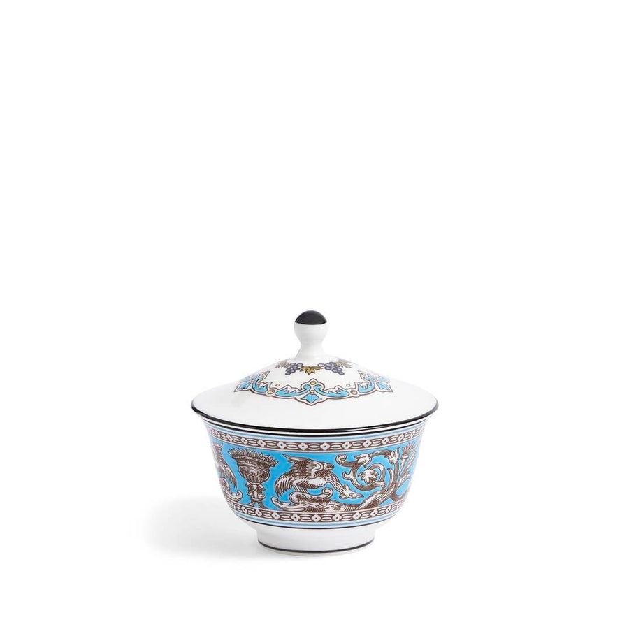 Florentine Turquoise Covered Oriental Teacup