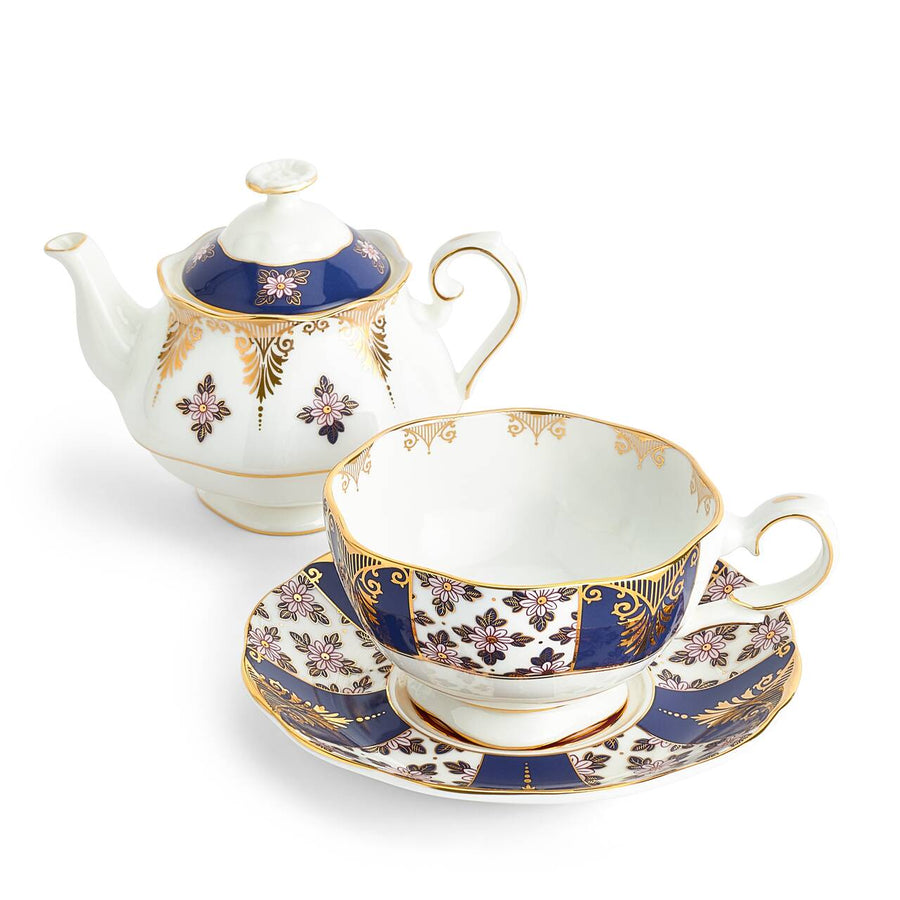 100 Years Tea for One 500ml Regency Blue 1900