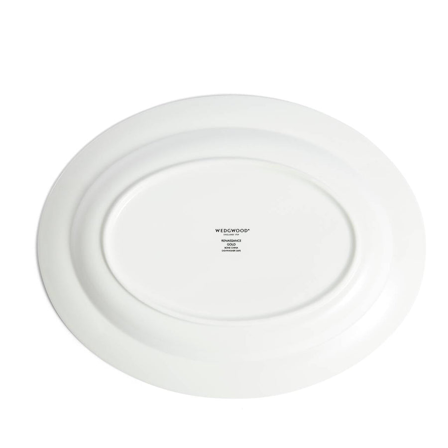 Renaissance Gold Oval Platter 28cm