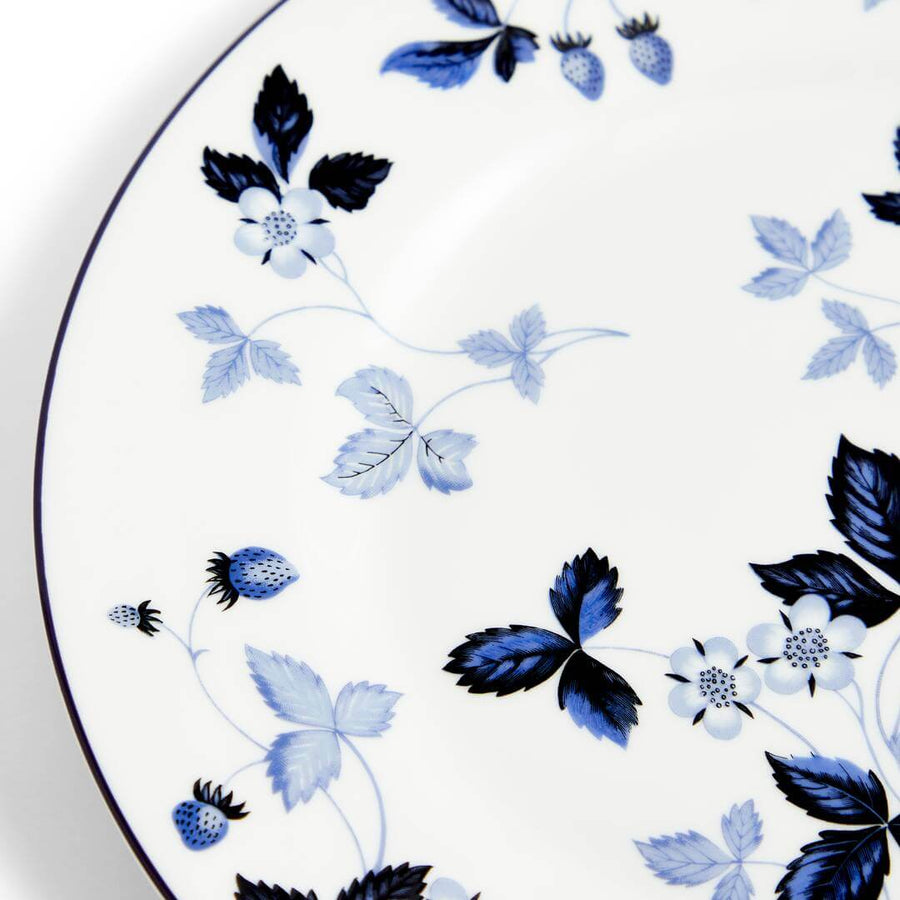 Wild Strawberry Inky Blue Plate 21cm