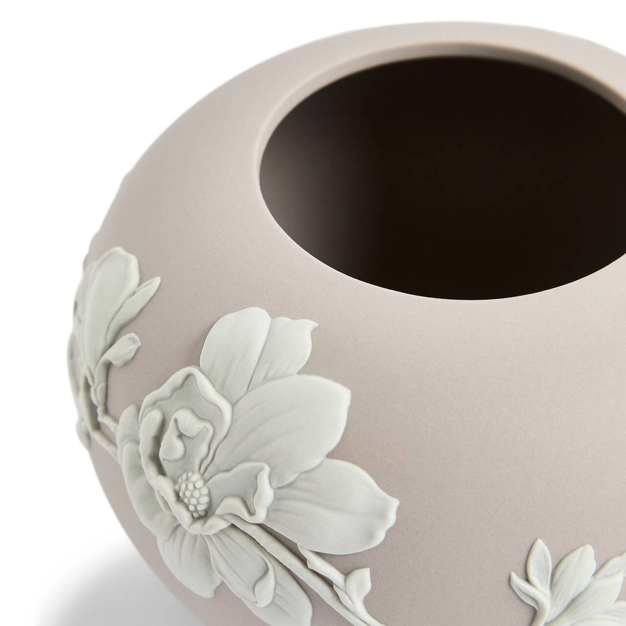 Magnolia Blossom Rose Bowl Mink