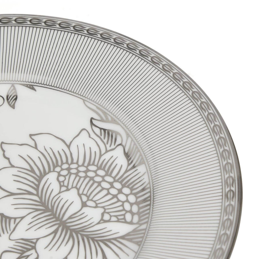 Silver Tonquin Plate 20cm