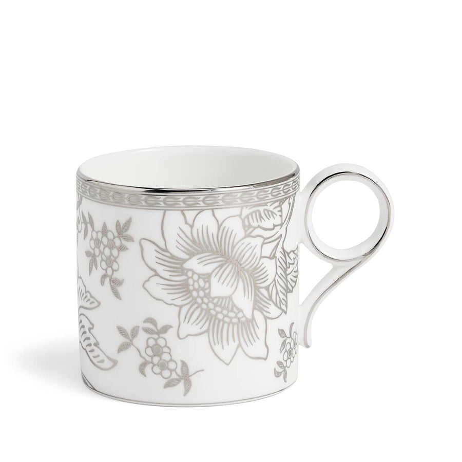 Silver Tonquin Mug White / Silver