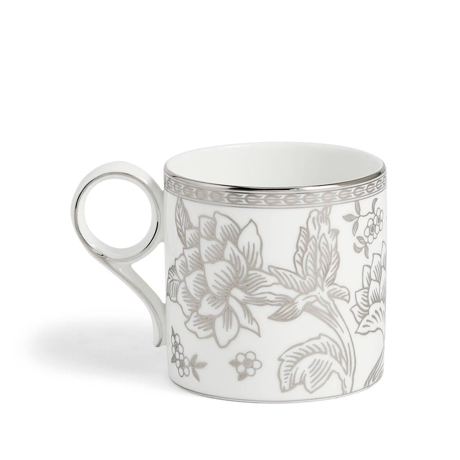 Silver Tonquin Mug White / Silver