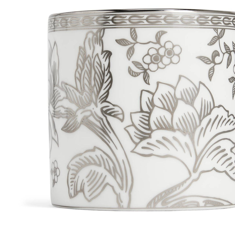 Silver Tonquin Mug White / Silver