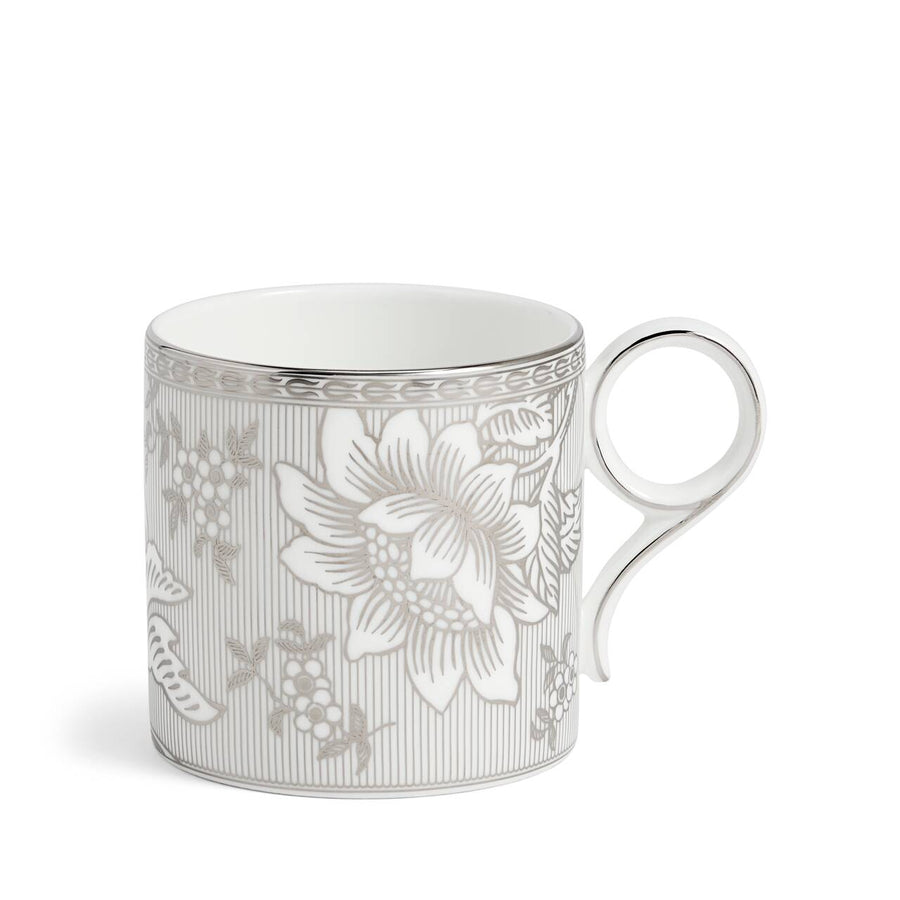 Silver Tonquin Mug Silver / White
