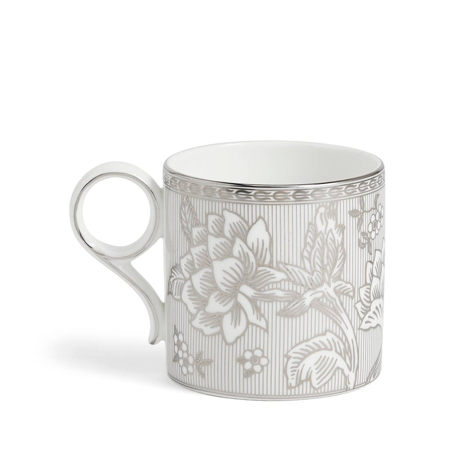 Silver Tonquin Mug Silver / White