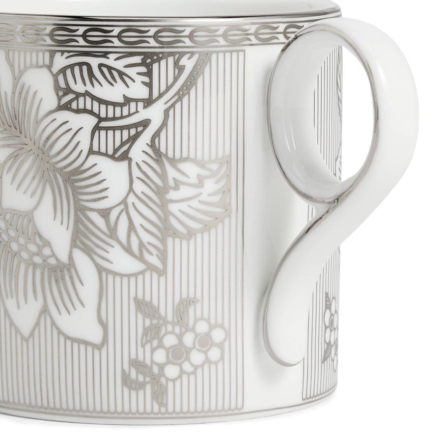 Silver Tonquin Mug Silver / White