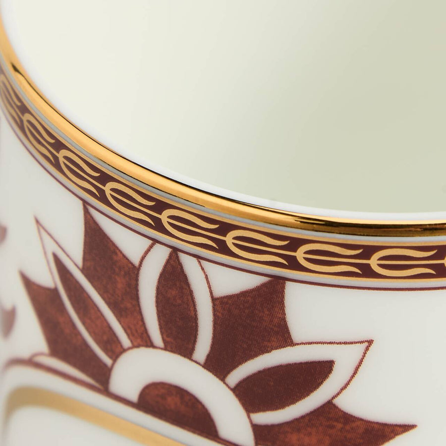 Red Splendour Mug White / Red