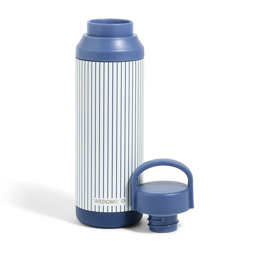 Gio Insulated Bottle 500ml Pinstripe White