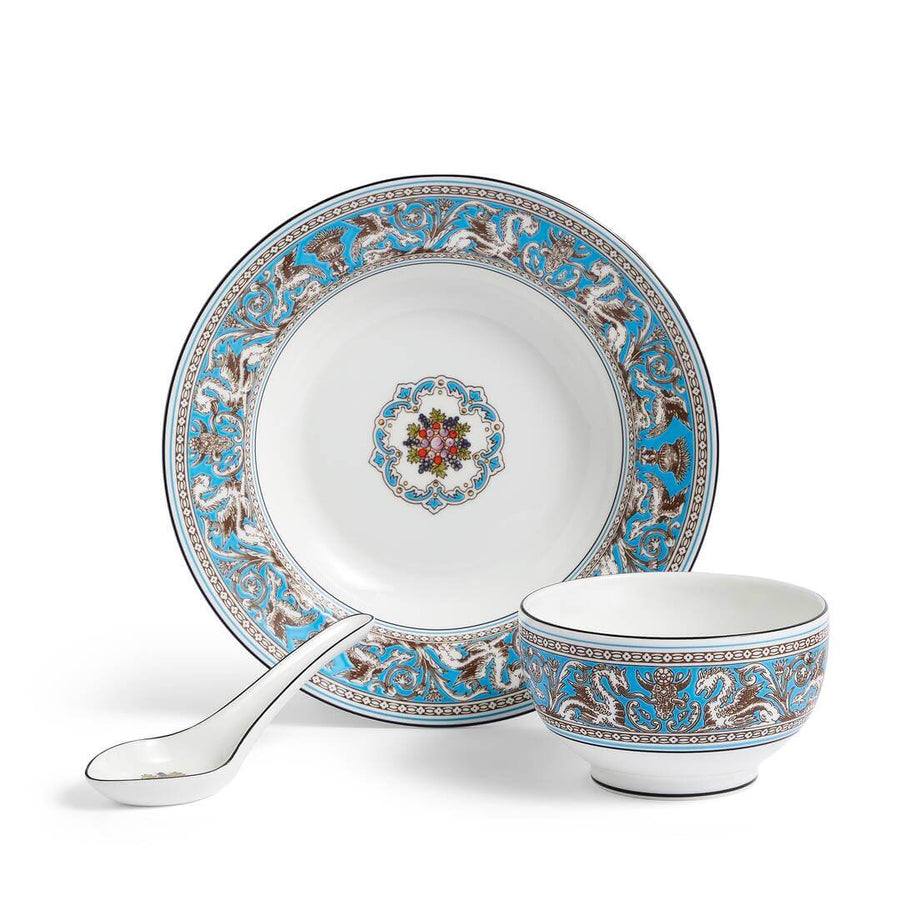 Florentine Turquoise 8 Piece Dinner Set