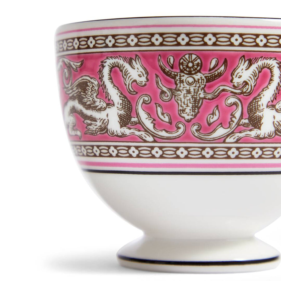 Florentine Fuchsia Teacup and Saucer