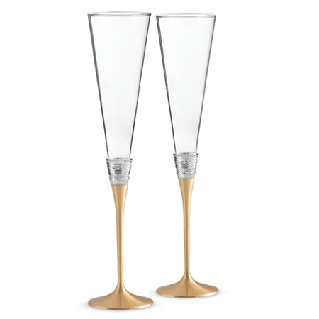 Vera Wang With Love Gold Toasting Flute (Set of 2)
