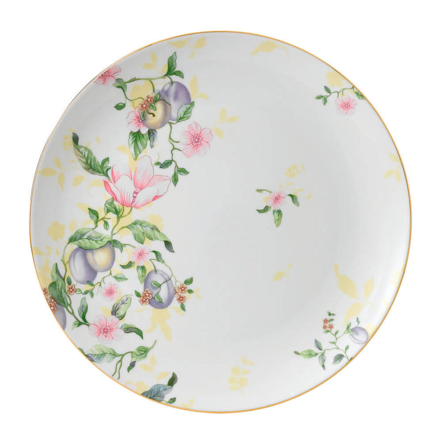 Sweet Plum Damask Coupe Plate 27cm