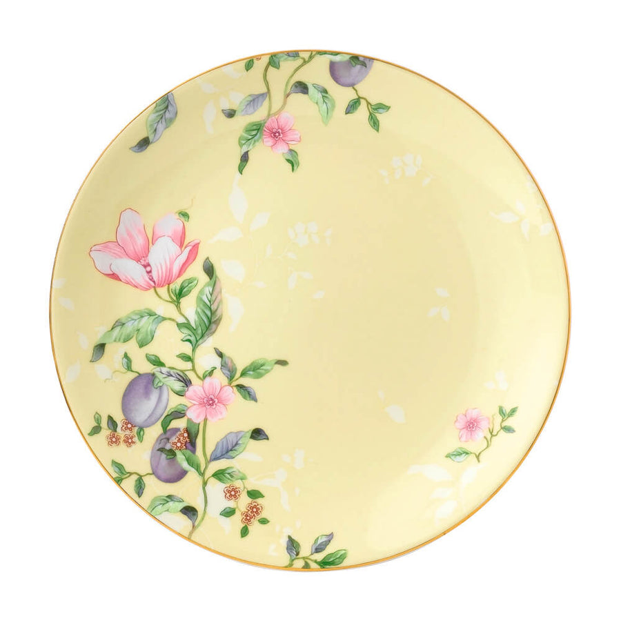 Sweet Plum Damask Coupe Plate 20cm