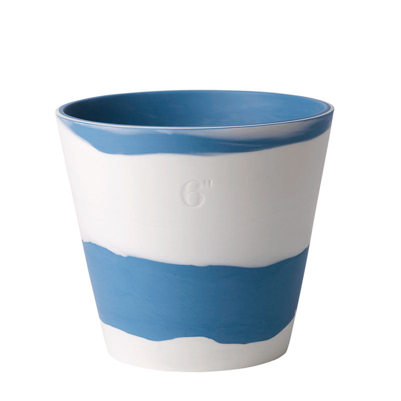 Wedgwood Burlington Pots Pale Blue on White Pot 16.4cm