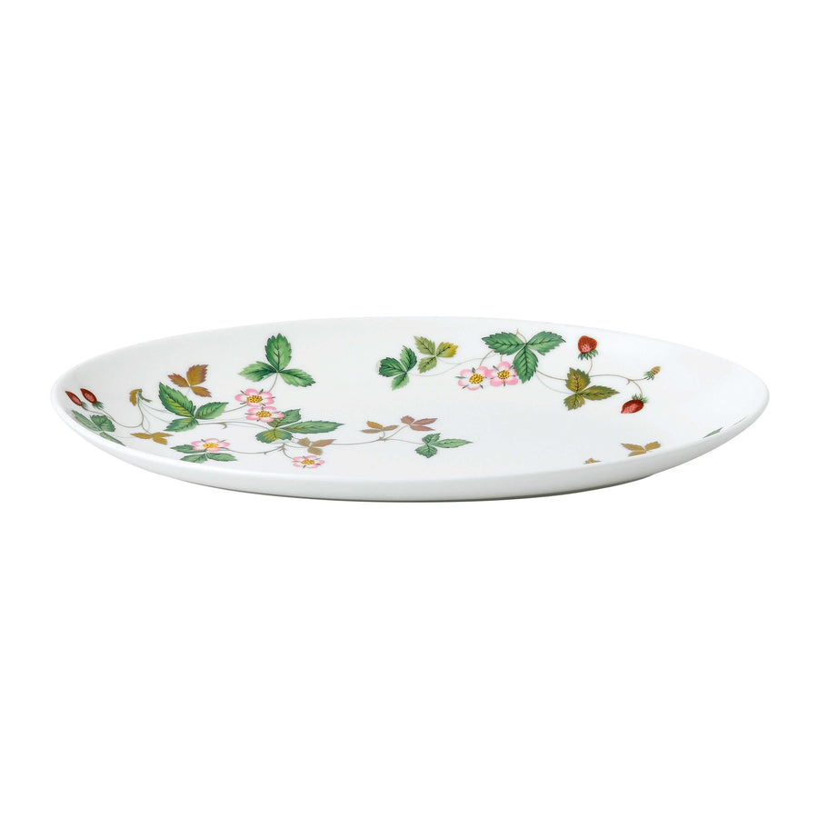 Wild Strawberry Oval Coupe Plate 26cm