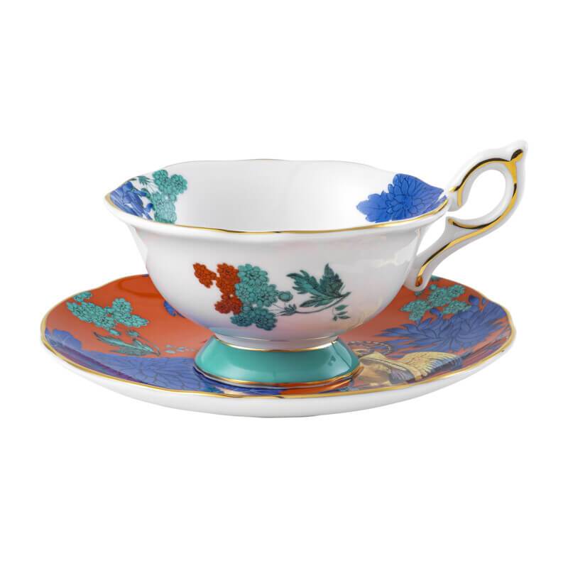 Wonderlust Golden Parrot Teacup & Saucer