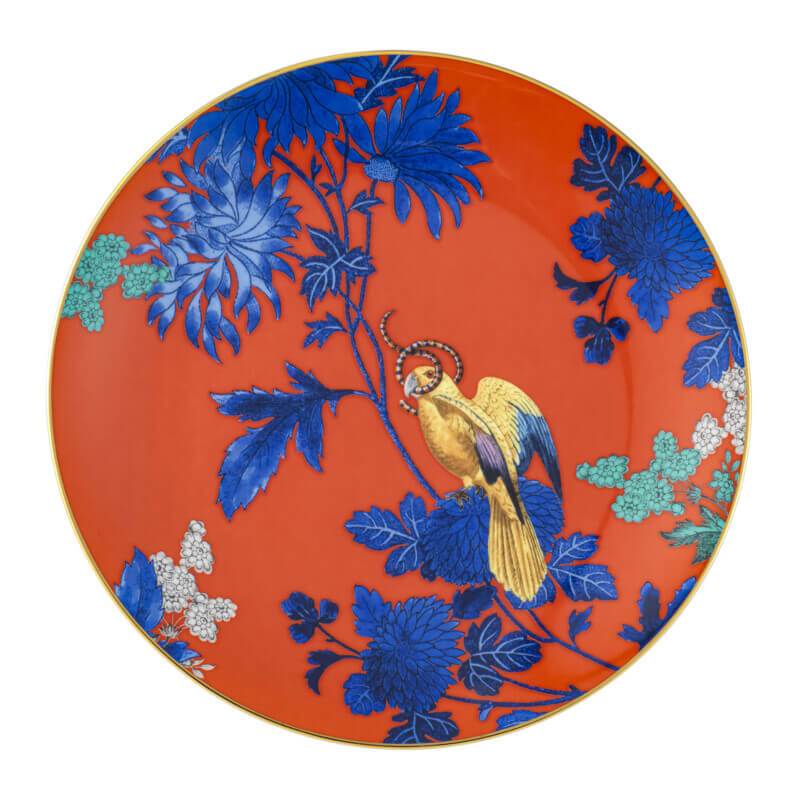 Wonderlust Golden Parrot Plate