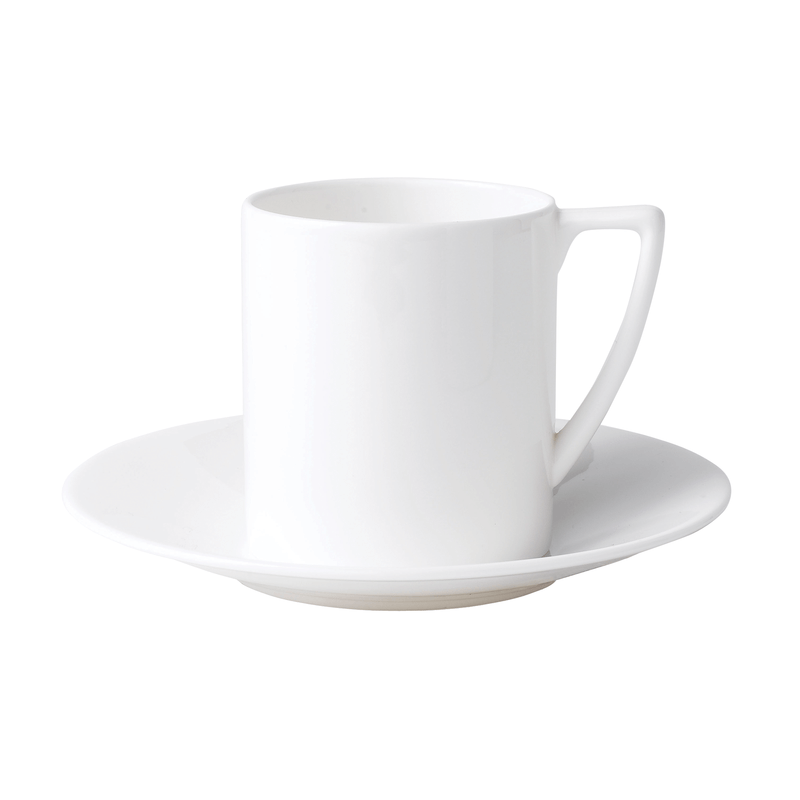 Jasper Conran White Coffee Cup and Saucer