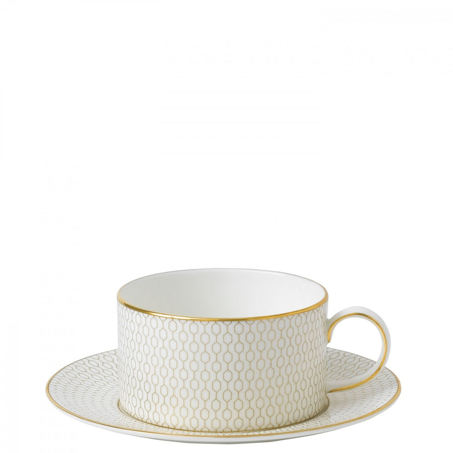 Gio Gold Teacup and Saucer