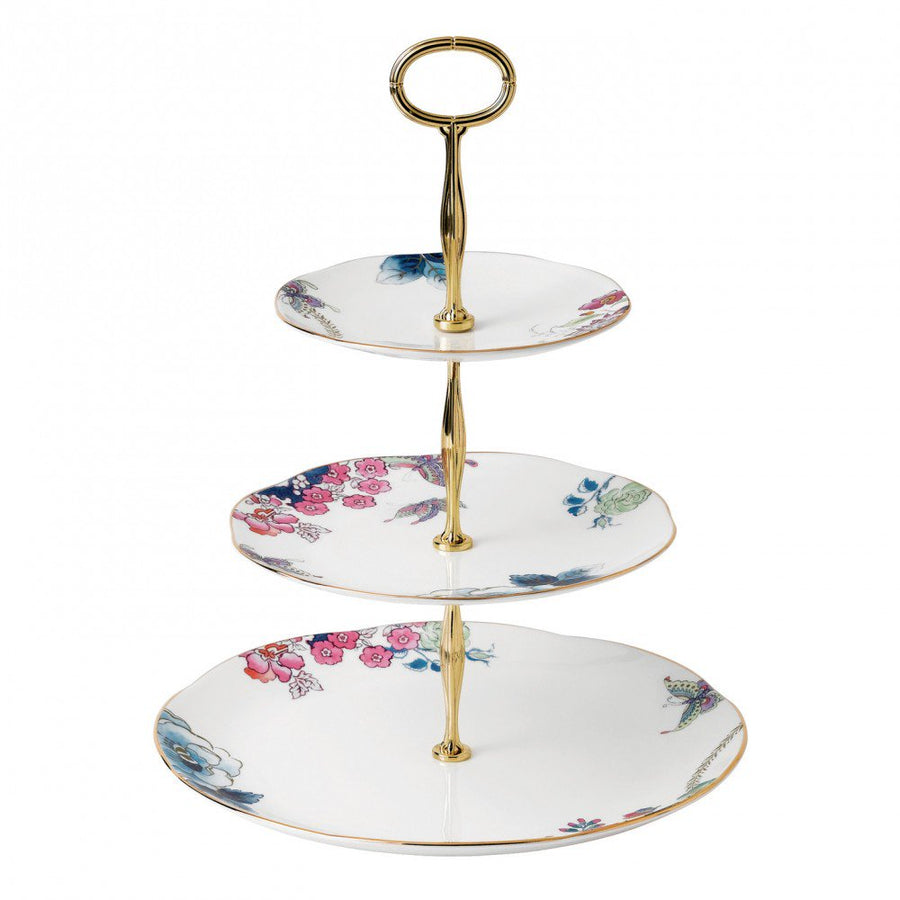 Butterfly Bloom 3-Tier Cake Stand