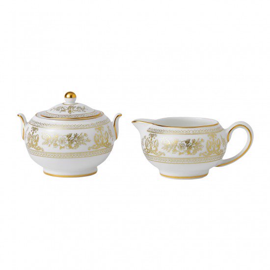 Gold Columbia Sugar & Creamer Set