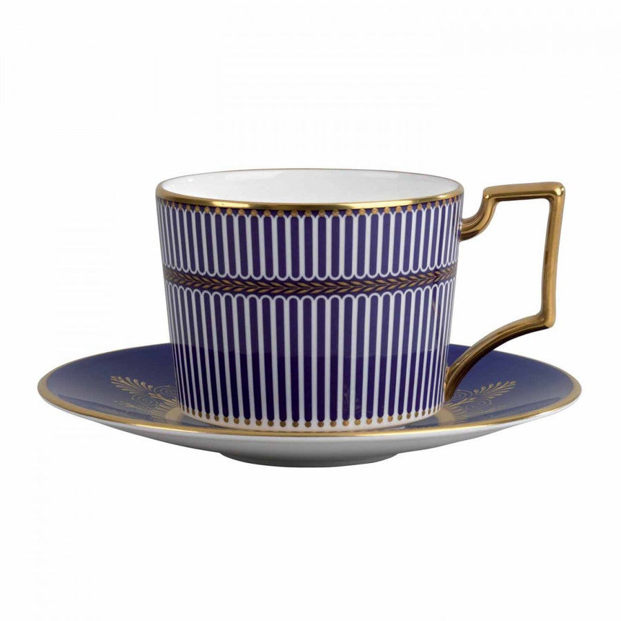 Anthemion Blue Tea Saucer